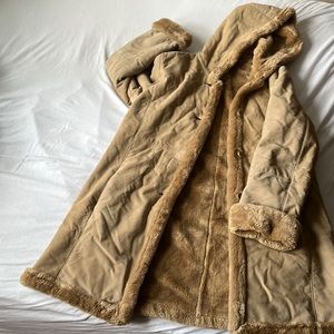 Genuine Leather 🐻 XL🐻  FaUx FuR 🐻 Winter Coat GREAT CONDITION! Unisex